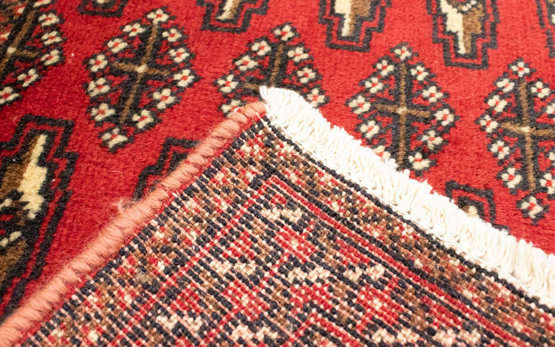 Tappeto corsia Tappeto Turkaman - 100 x 50 cm - rosso