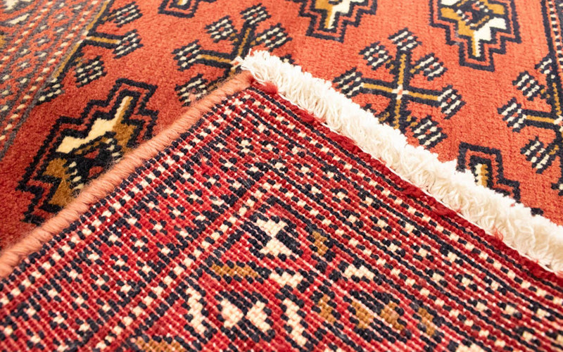 Tappeto corsia Tappeto Turkaman - 100 x 50 cm - rosso