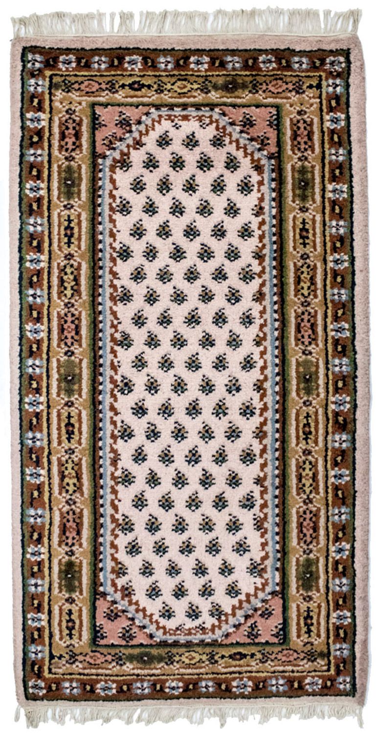 Tappeto di lana - 137 x 74 cm - beige