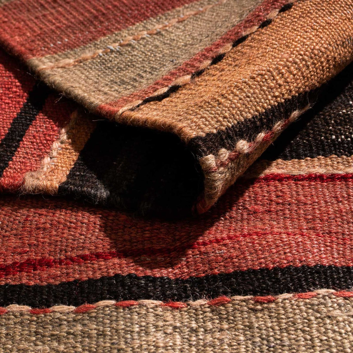 Tappeto Kelim - Vecchio - 255 x 130 cm - multicolore