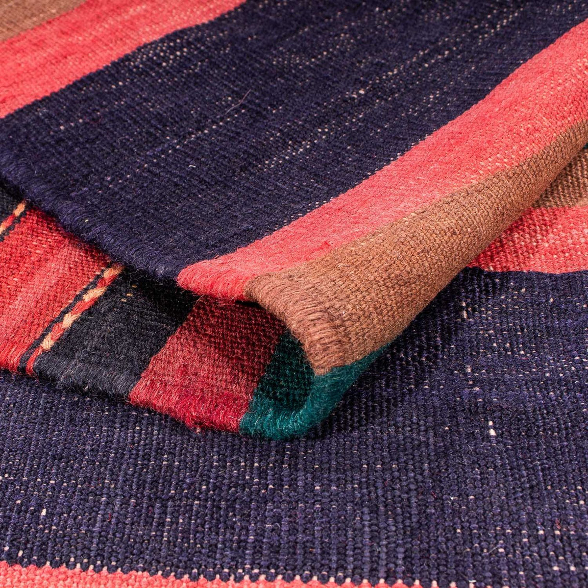 Tappeto Kelim - Vecchio - 195 x 160 cm - multicolore