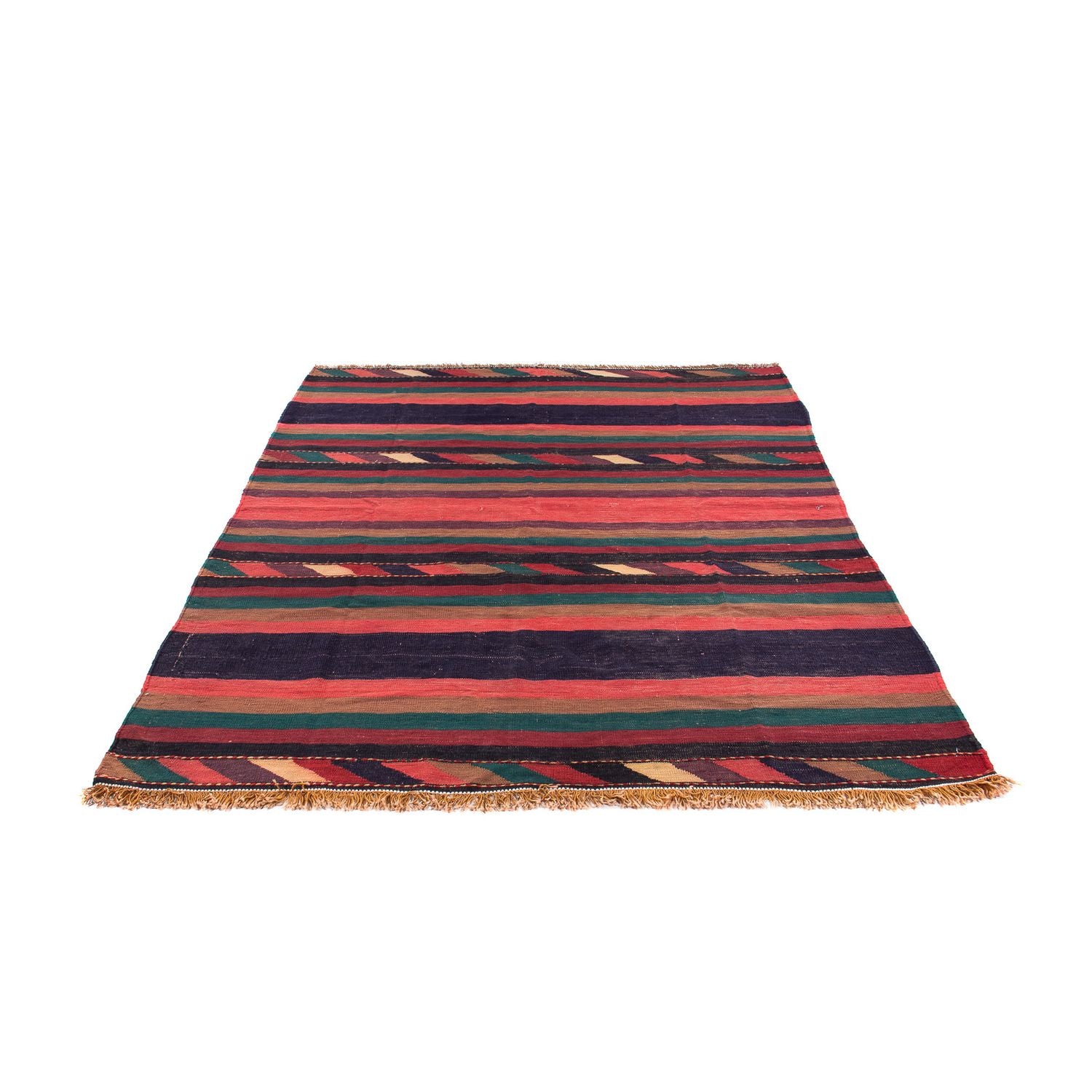 Tappeto Kelim - Vecchio - 195 x 160 cm - multicolore