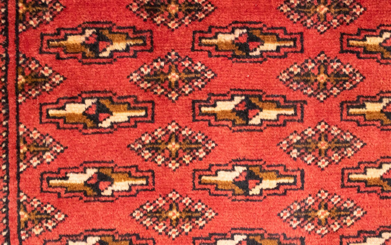 Tappeto corsia Tappeto Turkaman - 100 x 50 cm - rosso
