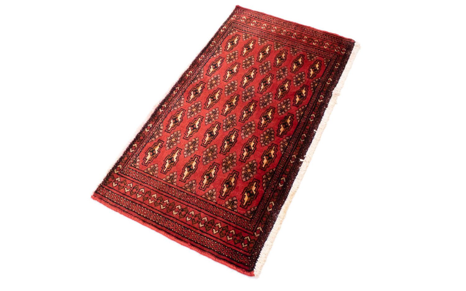 Tappeto corsia Tappeto Turkaman - 100 x 50 cm - rosso