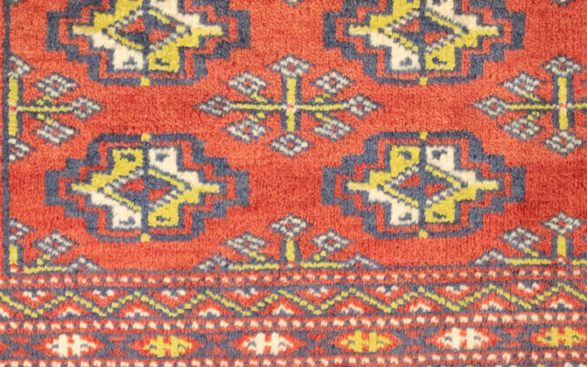 Tappeto corsia Tappeto Turkaman - 100 x 50 cm - rosso