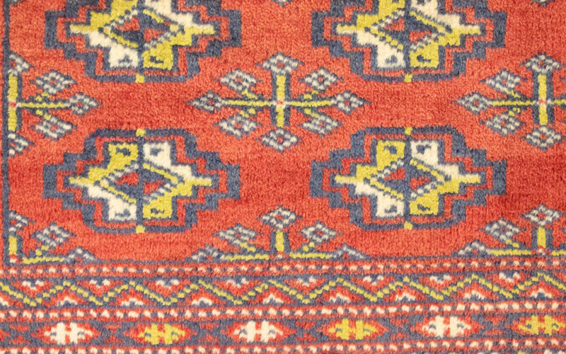 Tappeto corsia Tappeto Turkaman - 100 x 50 cm - rosso