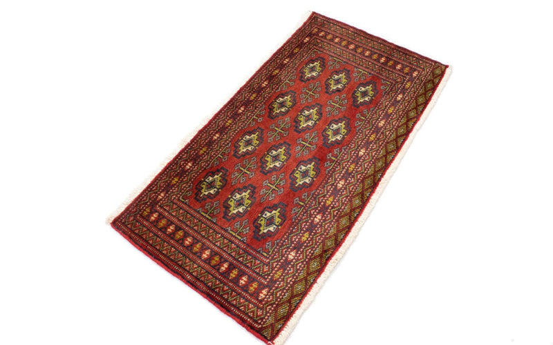 Tappeto corsia Tappeto Turkaman - 100 x 50 cm - rosso