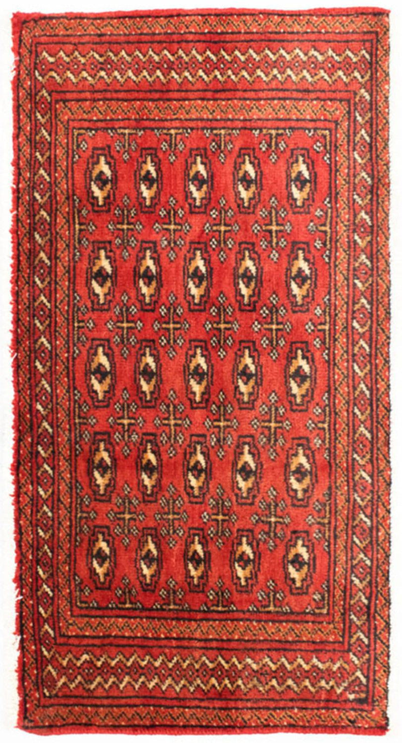 Tappeto corsia Tappeto Turkaman - 100 x 50 cm - rosso