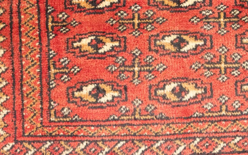 Tappeto corsia Tappeto Turkaman - 100 x 50 cm - rosso