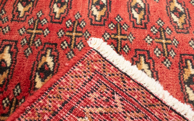 Tappeto corsia Tappeto Turkaman - 100 x 50 cm - rosso
