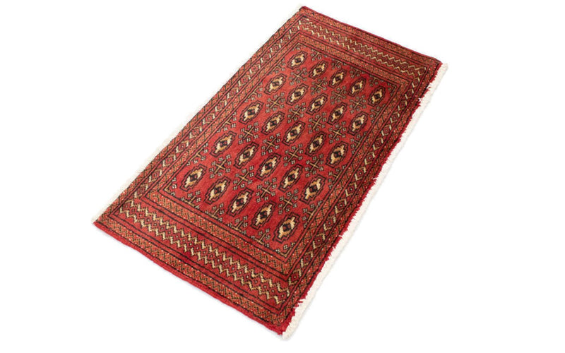 Tappeto corsia Tappeto Turkaman - 100 x 50 cm - rosso