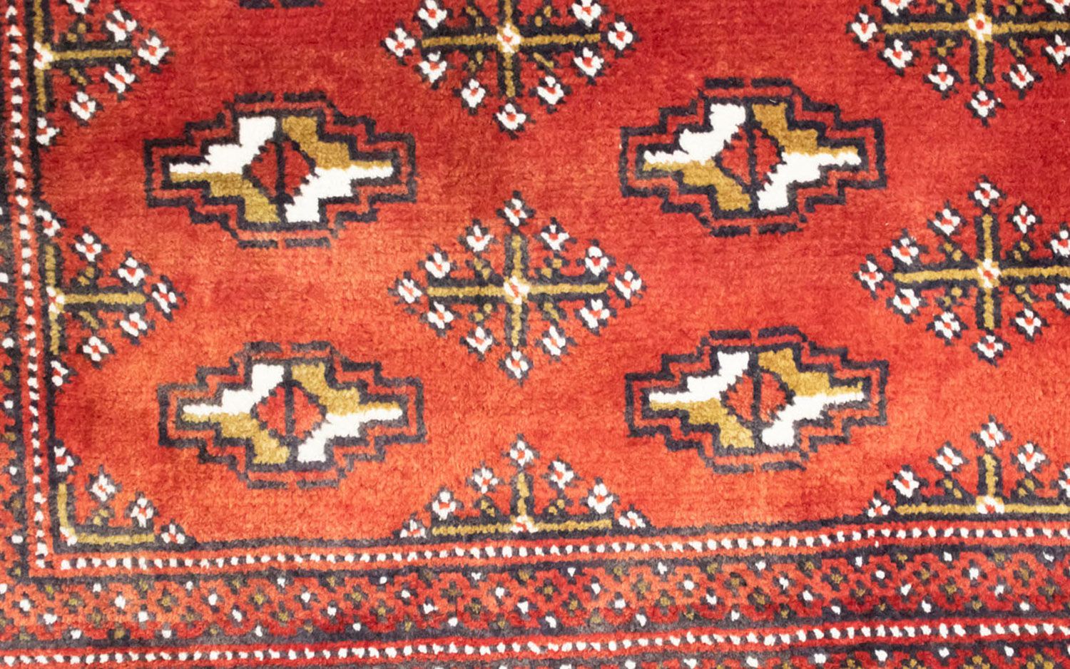 Tappeto corsia Tappeto Turkaman - 100 x 50 cm - rosso