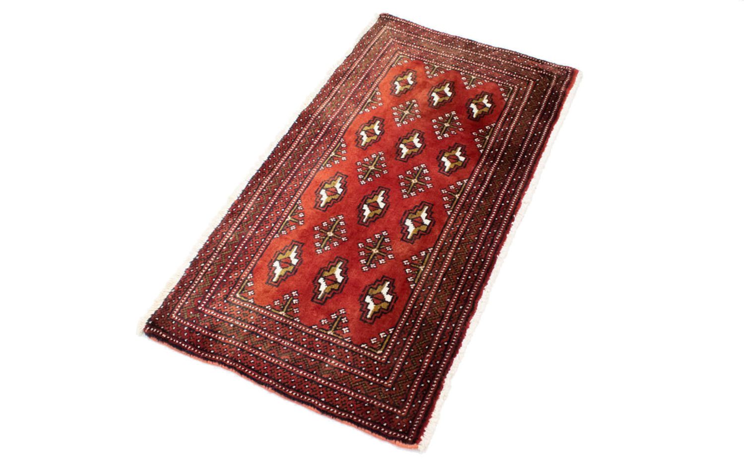 Tappeto corsia Tappeto Turkaman - 100 x 50 cm - rosso