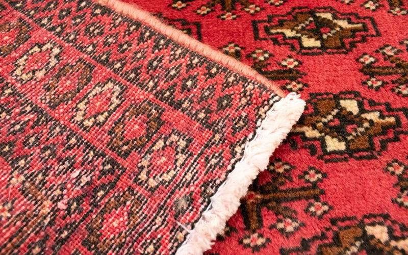 Tappeto corsia Tappeto Turkaman - 100 x 50 cm - rosso