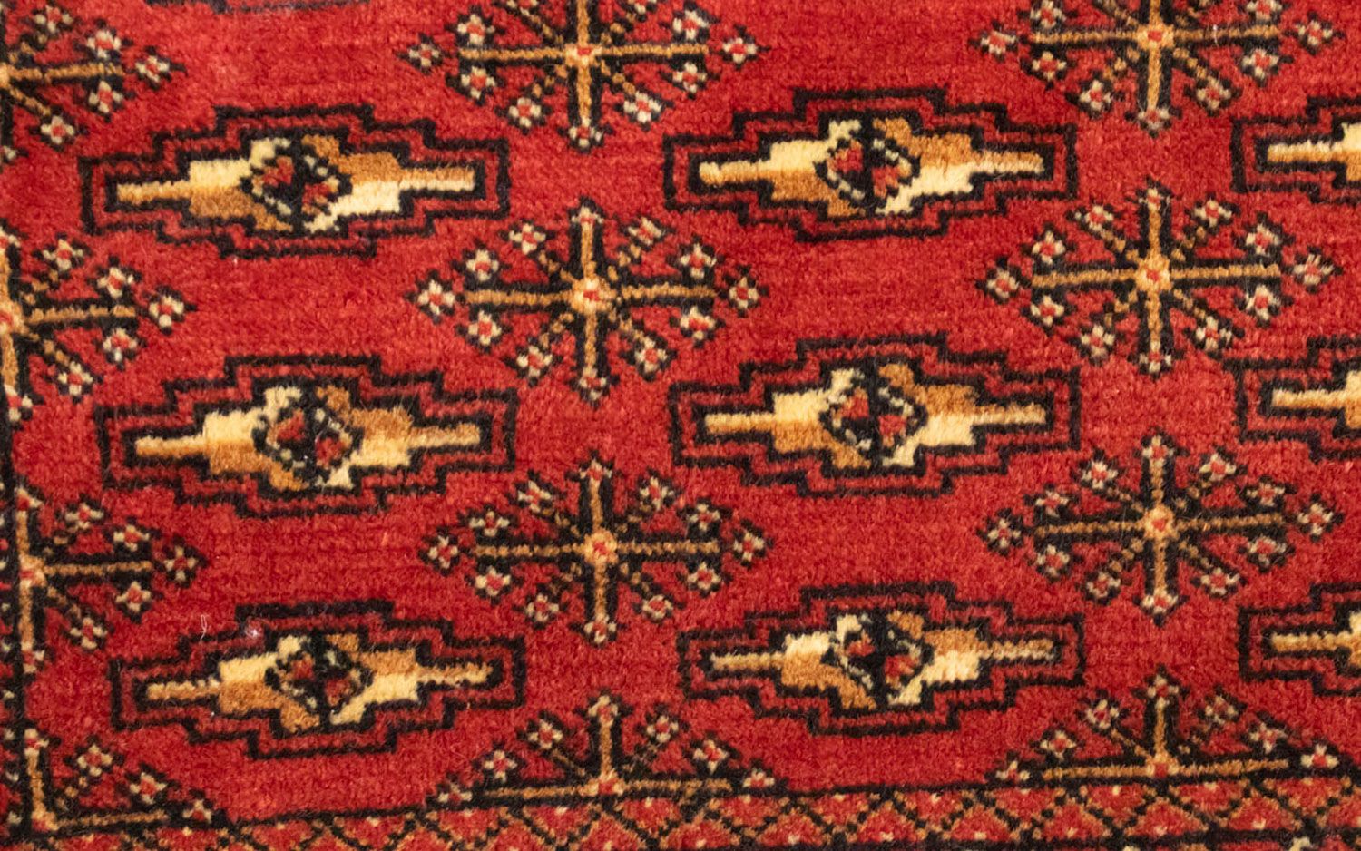 Tappeto corsia Tappeto Turkaman - 100 x 50 cm - rosso