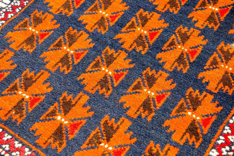 Tappeto Belutsch - 136 x 77 cm - blu
