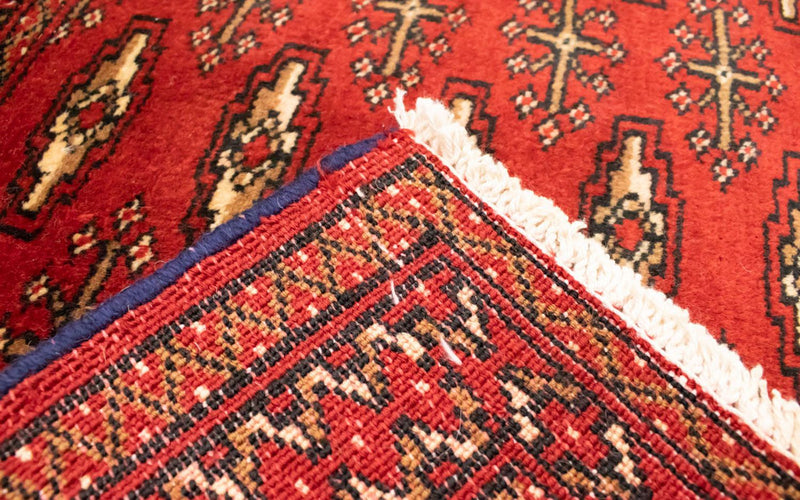 Tappeto corsia Tappeto Turkaman - 100 x 50 cm - rosso