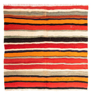 Tappeto Kelim - Vecchio quadrato  - 190 x 180 cm - multicolore