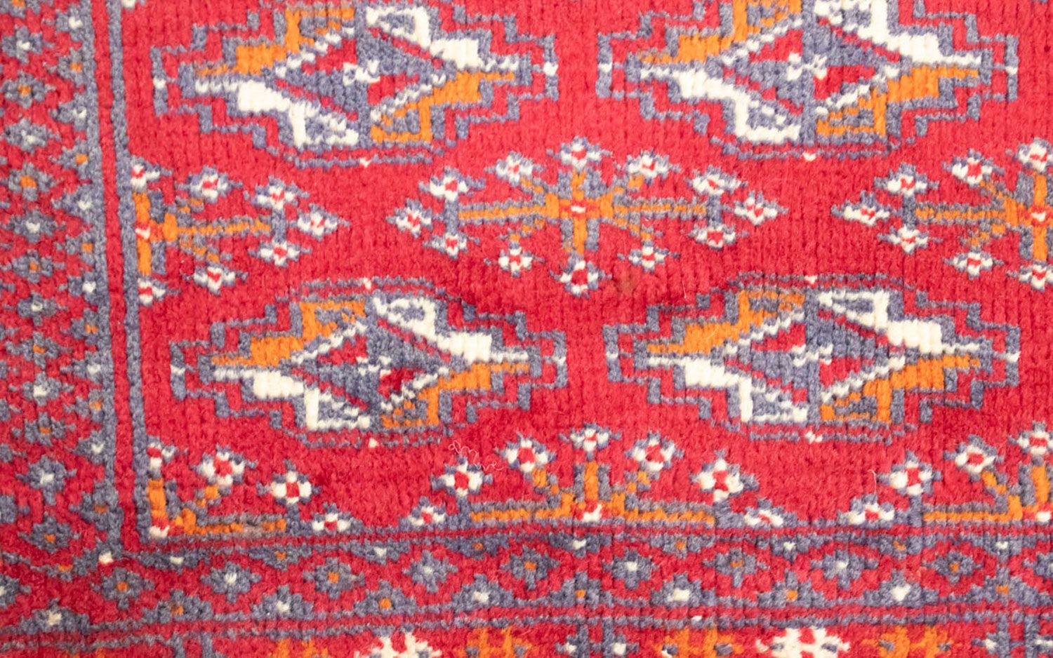 Tappeto corsia Tappeto Turkaman - 100 x 50 cm - rosso
