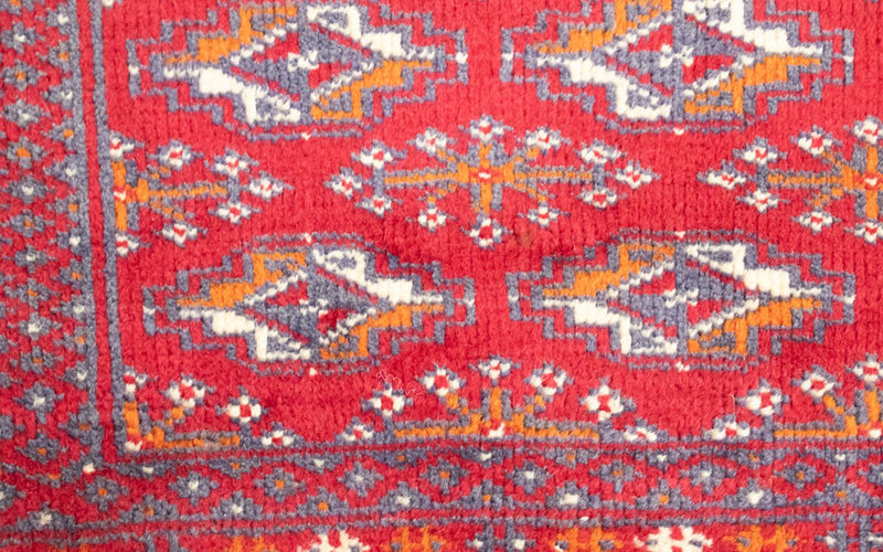 Tappeto corsia Tappeto Turkaman - 100 x 50 cm - rosso