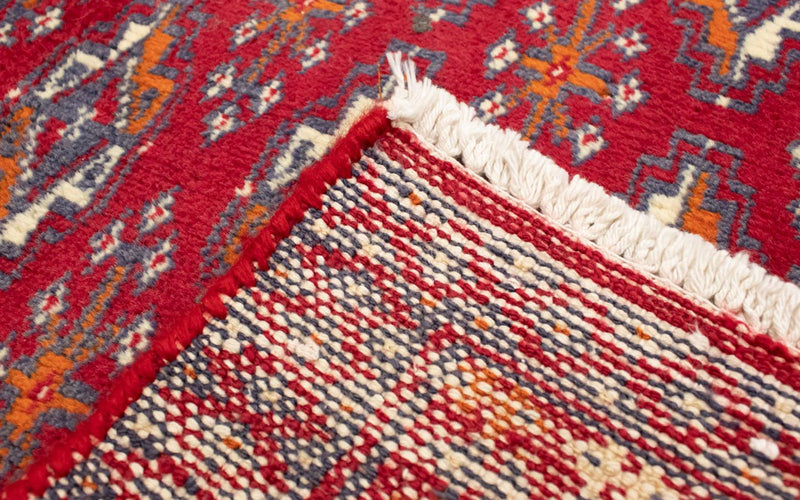 Tappeto corsia Tappeto Turkaman - 100 x 50 cm - rosso