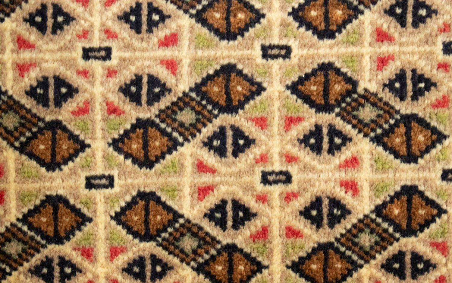 Tappeto corsia Tappeto Turkaman - 100 x 50 cm - beige
