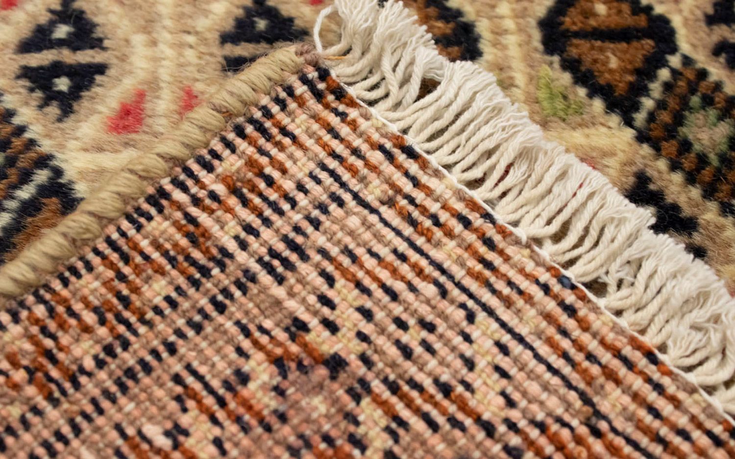Tappeto corsia Tappeto Turkaman - 100 x 50 cm - beige