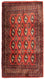 Tappeto corsia Tappeto Turkaman - 100 x 50 cm - rosso