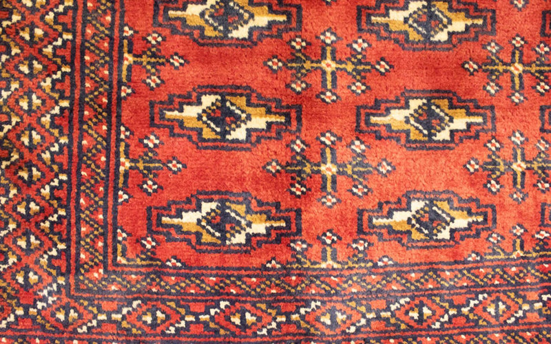 Tappeto corsia Tappeto Turkaman - 100 x 50 cm - rosso