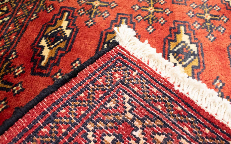 Tappeto corsia Tappeto Turkaman - 100 x 50 cm - rosso