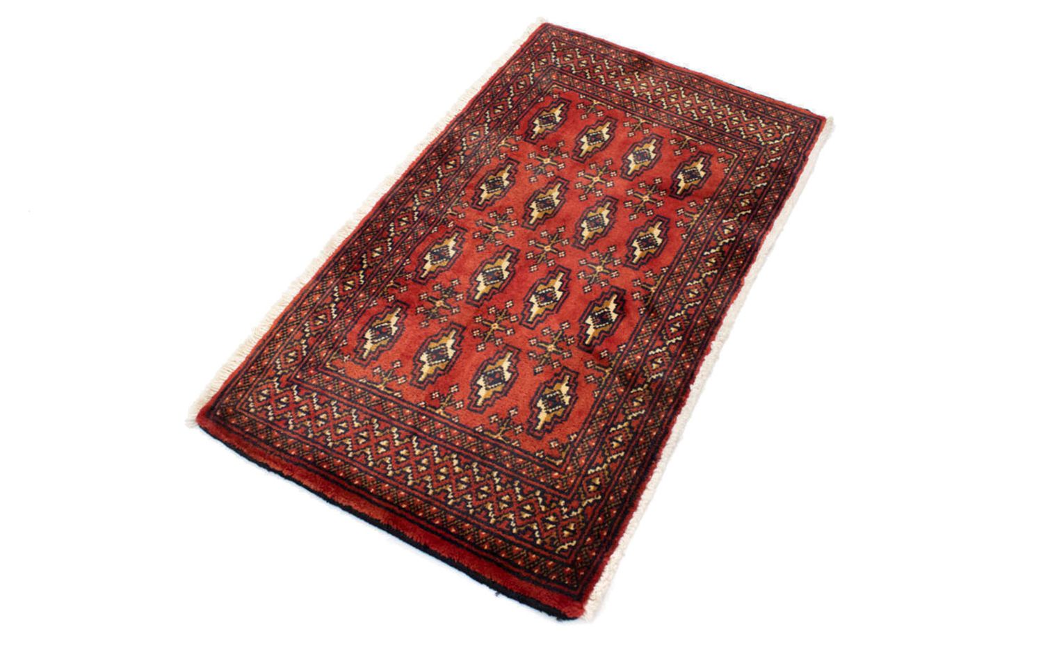 Tappeto corsia Tappeto Turkaman - 100 x 50 cm - rosso