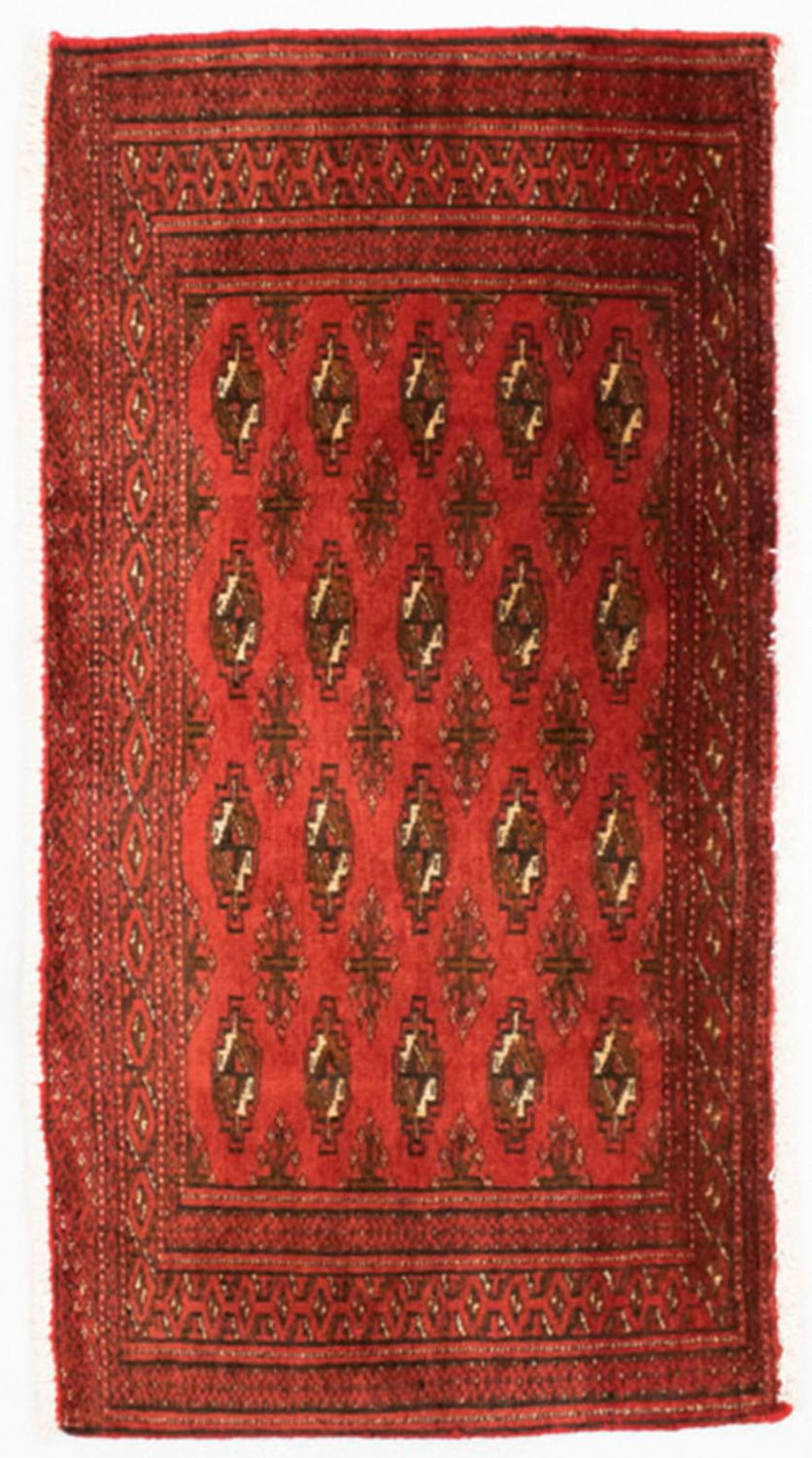 Tappeto corsia Tappeto Turkaman - 100 x 50 cm - rosso