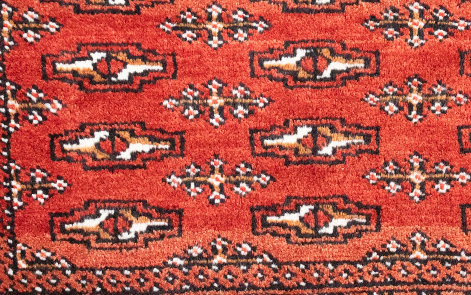 Tappeto corsia Tappeto Turkaman - 100 x 50 cm - rosso