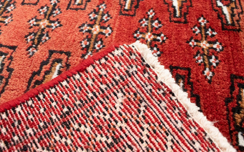 Tappeto corsia Tappeto Turkaman - 100 x 50 cm - rosso