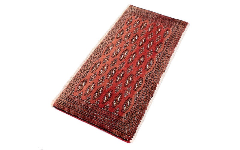 Tappeto corsia Tappeto Turkaman - 100 x 50 cm - rosso