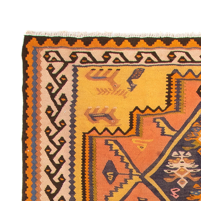 Tappeto corsia Tappeto Kelim - Vecchio - 280 x 147 cm - multicolore