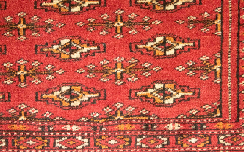 Tappeto corsia Tappeto Turkaman - 100 x 50 cm - rosso