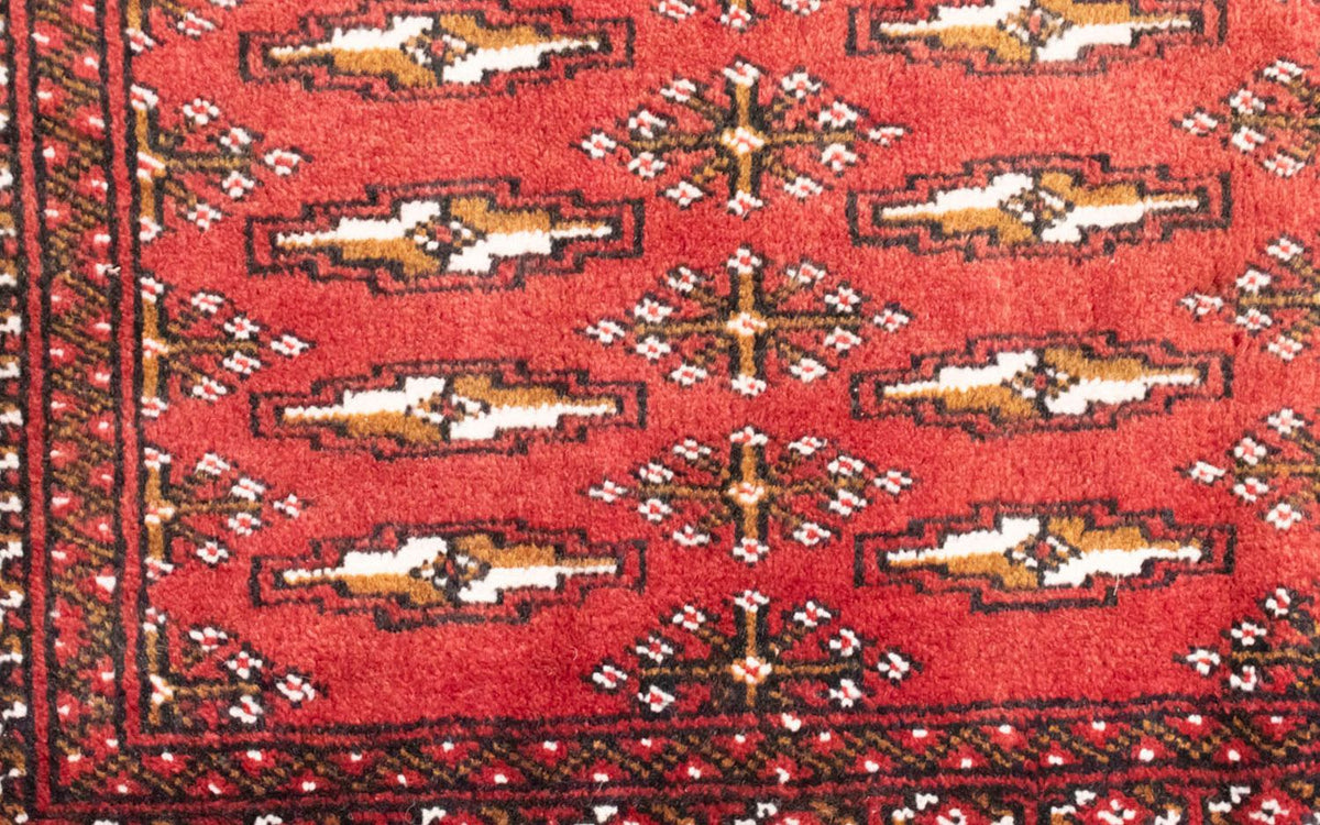 Tappeto corsia Tappeto Turkaman - 100 x 50 cm - rosso