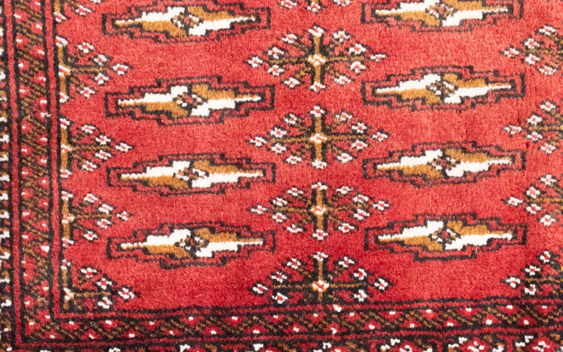 Tappeto corsia Tappeto Turkaman - 100 x 50 cm - rosso