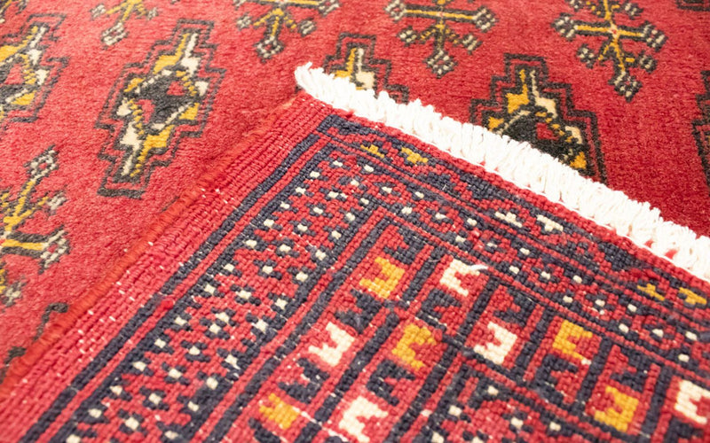 Tappeto corsia Tappeto Turkaman - 100 x 50 cm - rosso