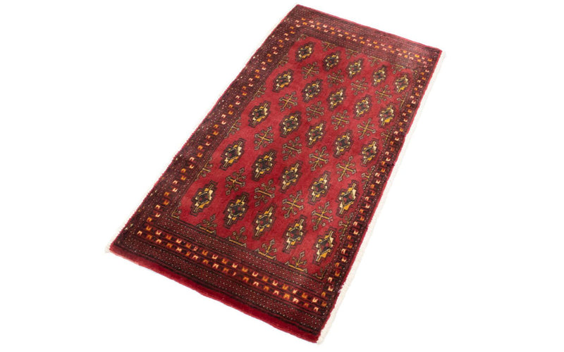 Tappeto corsia Tappeto Turkaman - 100 x 50 cm - rosso