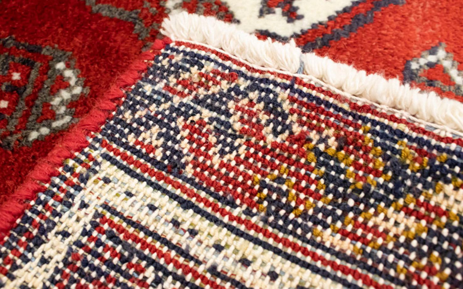 Tappeto corsia Tappeto Turkaman - 100 x 50 cm - rosso