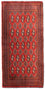 Tappeto corsia Tappeto Turkaman - 100 x 50 cm - rosso