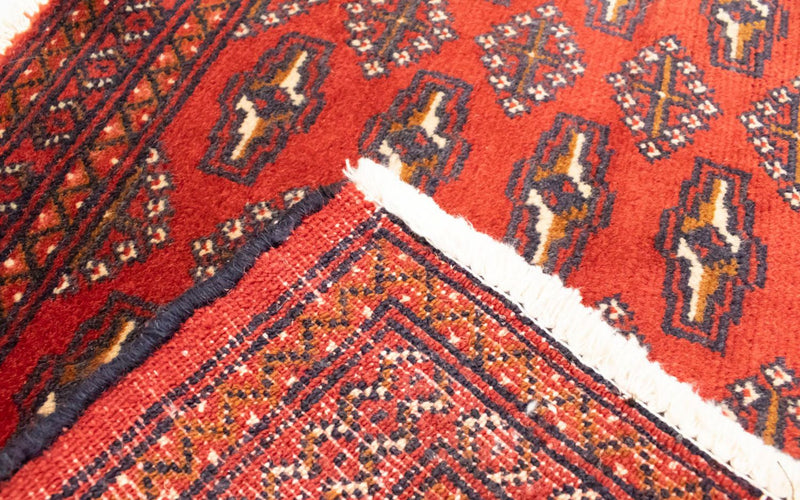 Tappeto corsia Tappeto Turkaman - 100 x 50 cm - rosso