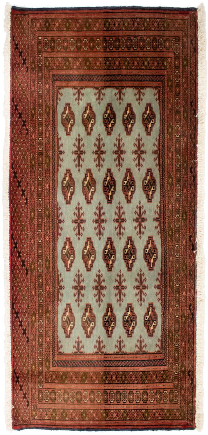 Tappeto corsia Tappeto Turkaman - 100 x 50 cm - rosso