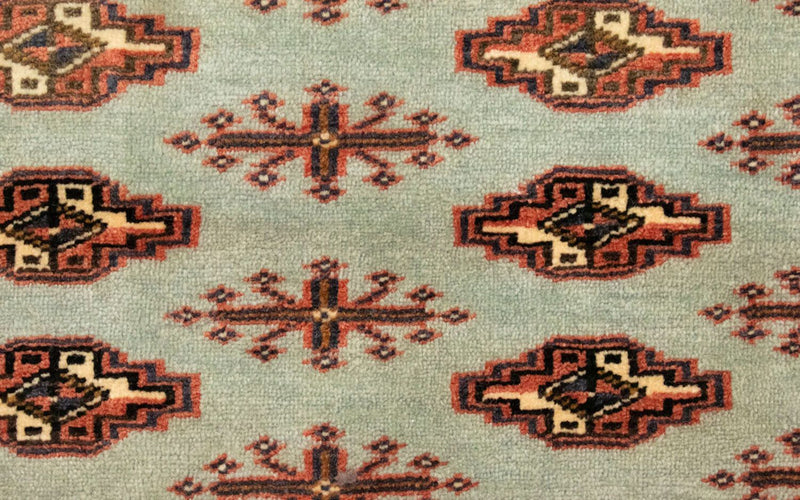 Tappeto corsia Tappeto Turkaman - 100 x 50 cm - rosso