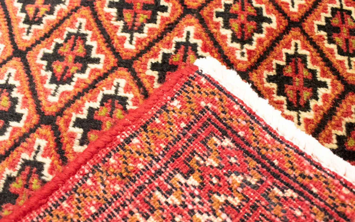 Tappeto corsia Tappeto Turkaman - 100 x 50 cm - arancione