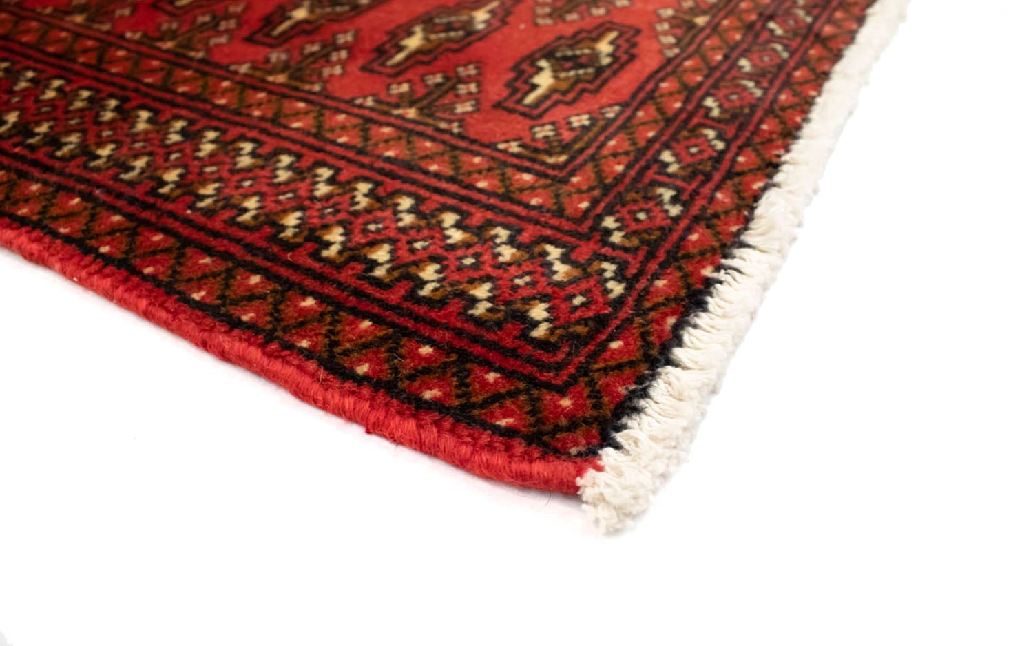 Tappeto corsia Tappeto Turkaman - 100 x 50 cm - rosso