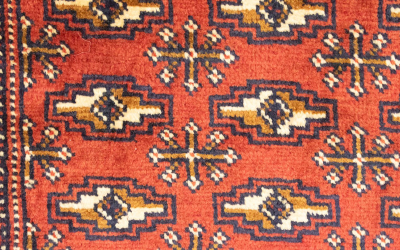 Tappeto corsia Tappeto Turkaman - 100 x 50 cm - rosso