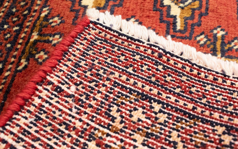 Tappeto corsia Tappeto Turkaman - 100 x 50 cm - rosso